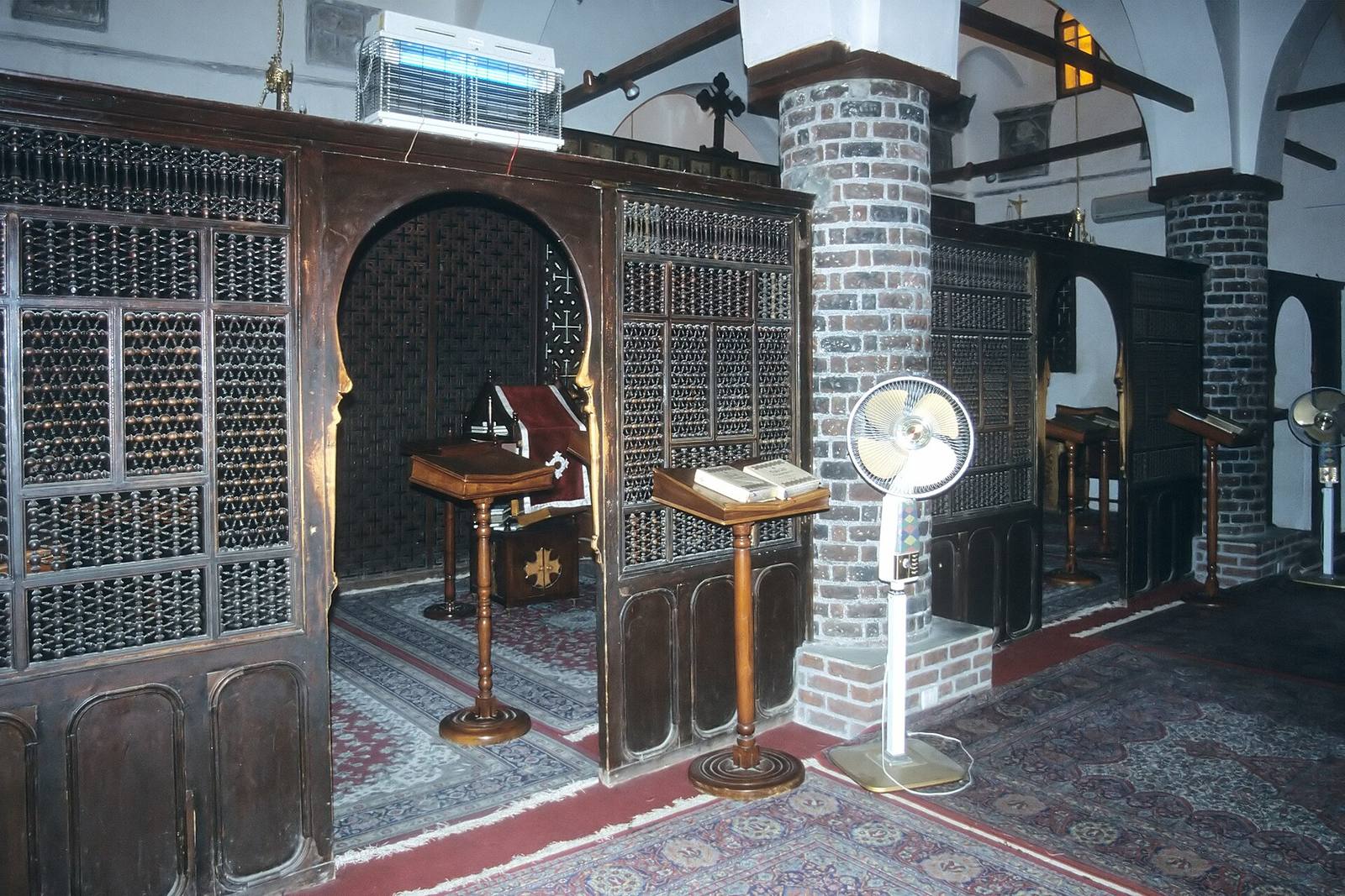 Inside the Church of the Holy Virgin at Al-Muharraq
