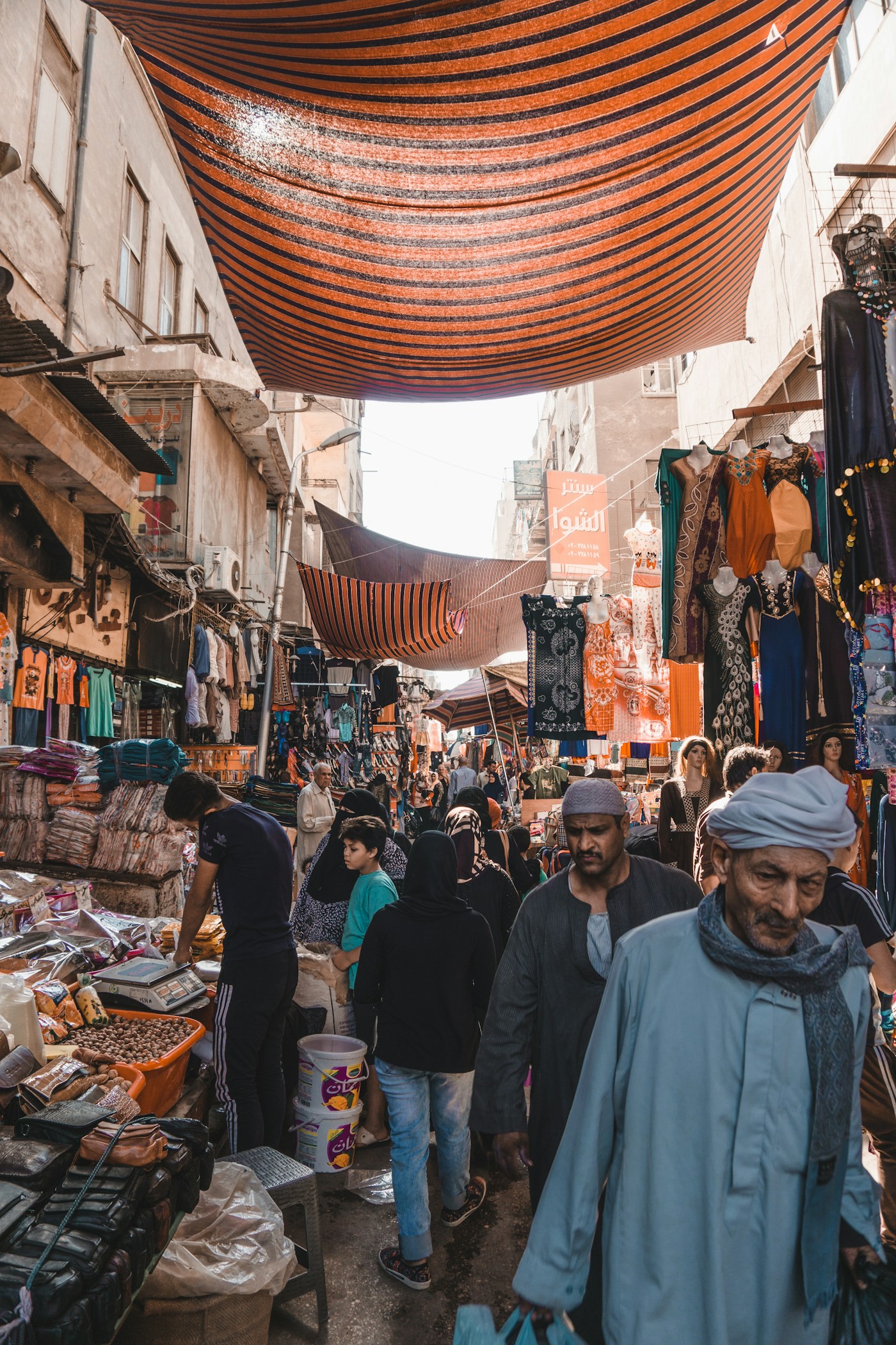 Khan El Khalili bazaar in Cairo