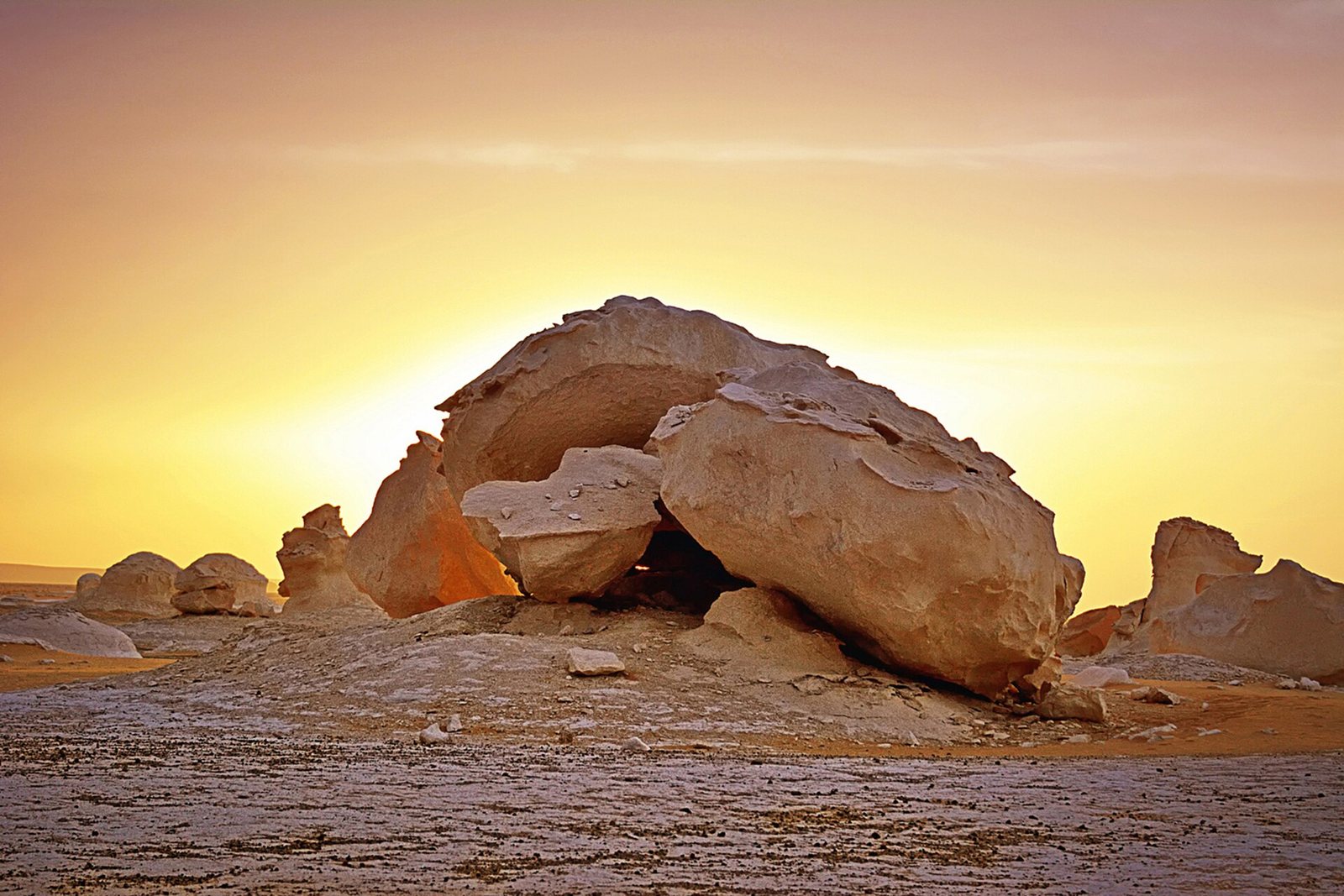 Egyptian White Desert dunes